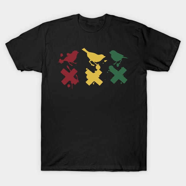 Ajax 3 Little Birds T-Shirt by slawisa
